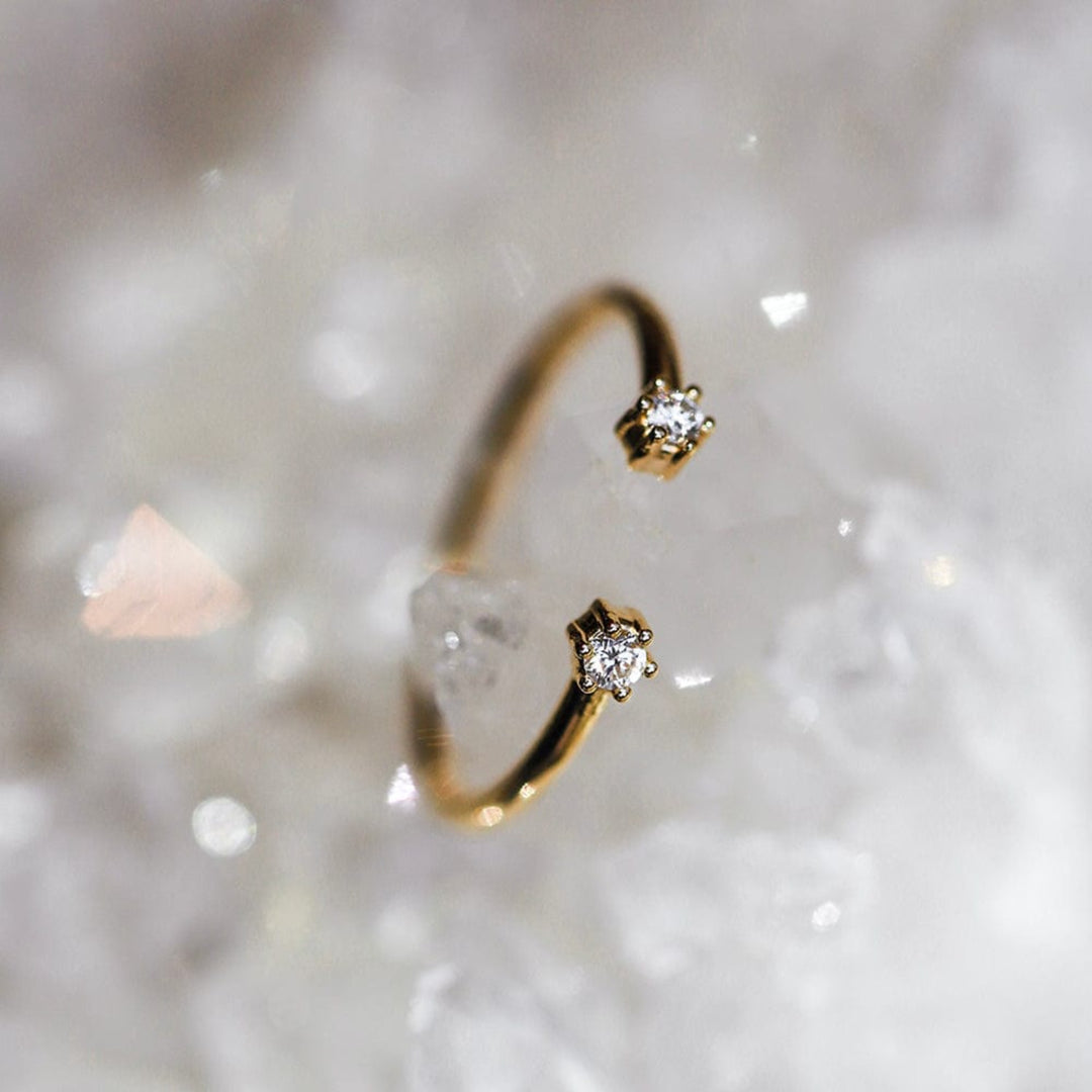 Blossom Cuff Diamond Ring (Lab Grown) - Consider the Wldflwrs