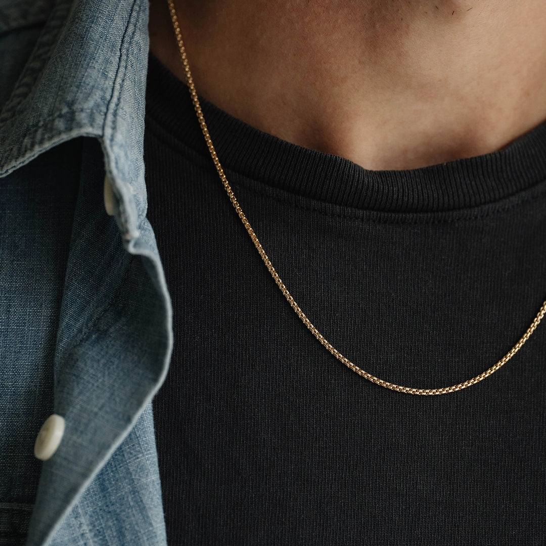 Men's Box Chain - Consider the Wldflwrs