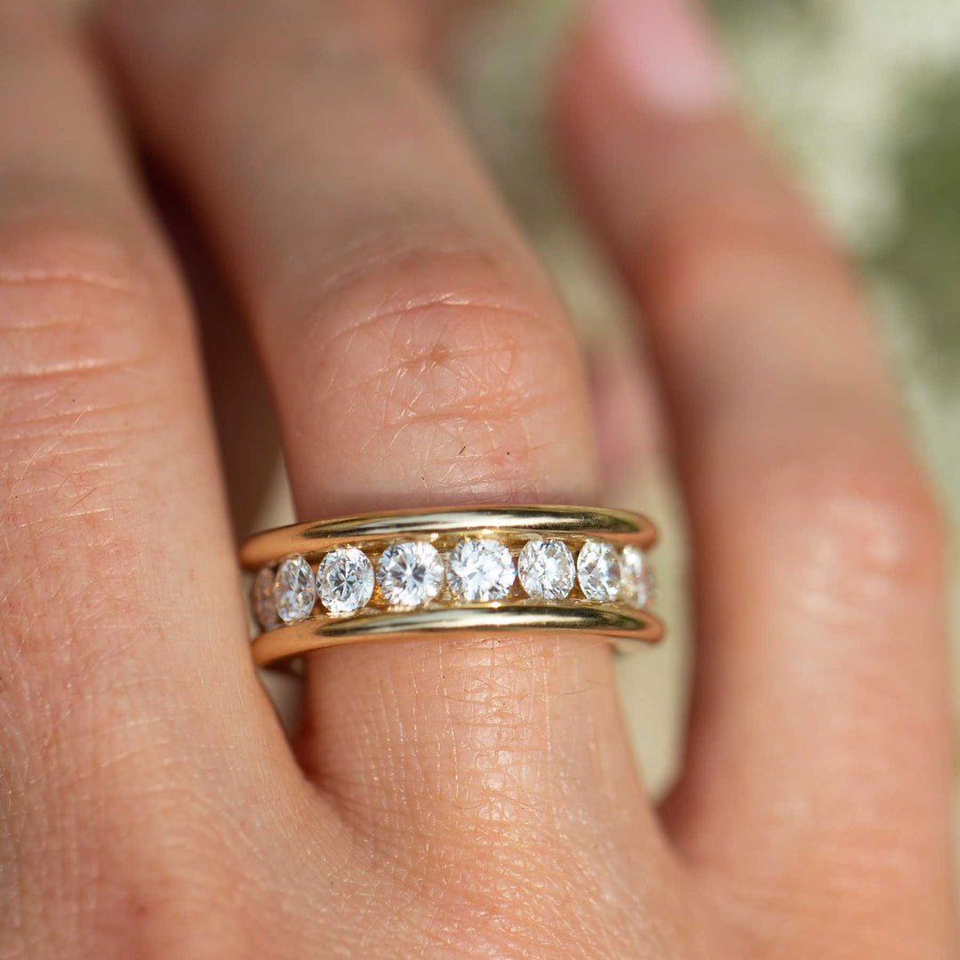 Bubble Channel Diamond Ring - Consider the Wldflwrs