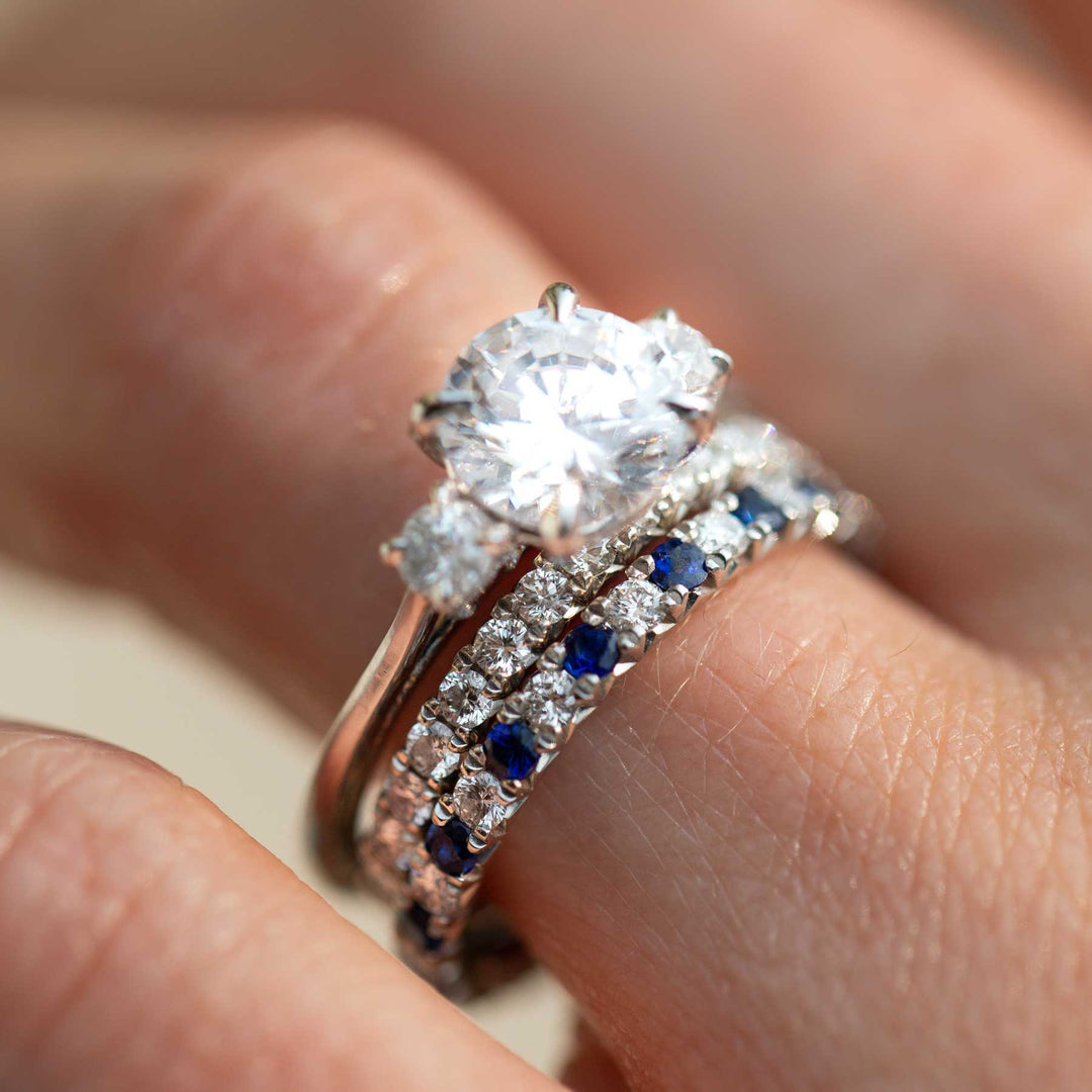 French Cut Diamond Band (Earth Mined) - Consider the Wldflwrs