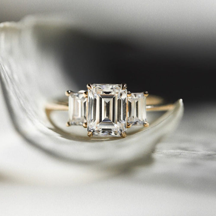 Holly Engagement Ring (Lab Grown Side Diamonds) - Consider the Wldflwrs