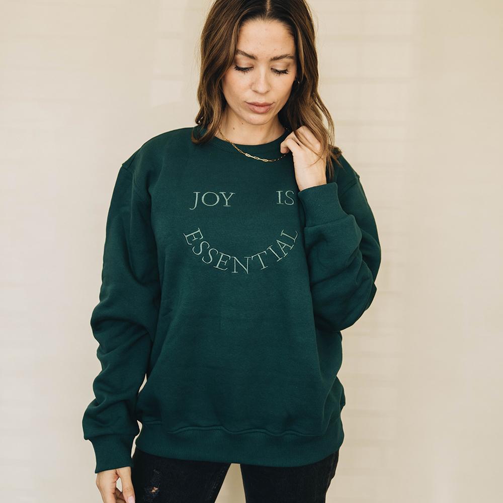 Joy is Essential Sweatshirt L/XL - Consider the Wldflwrs