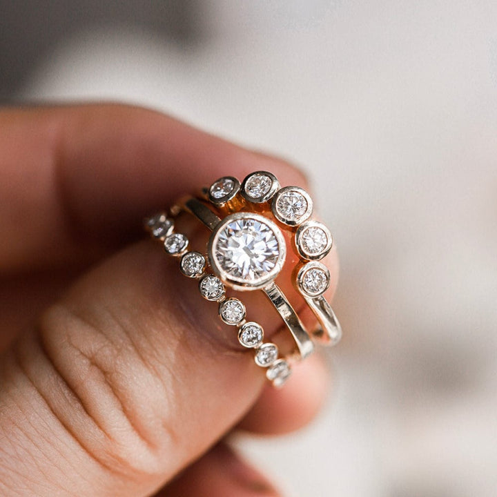 Lace Diamond Ring (Lab Grown) - Consider the Wldflwrs