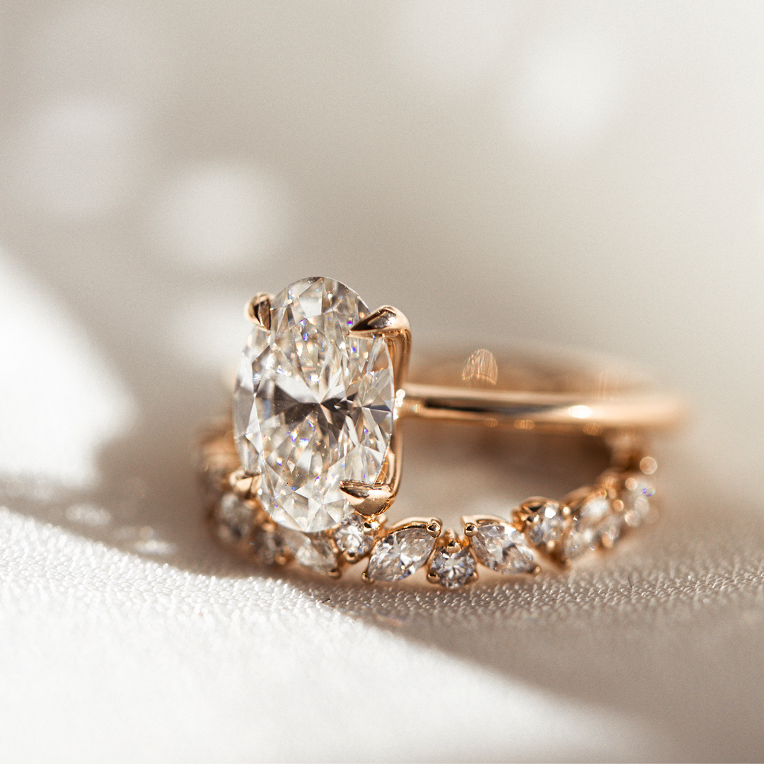 Marquise Cluster Diamond Ring (Lab Grown) - Consider the Wldflwrs
