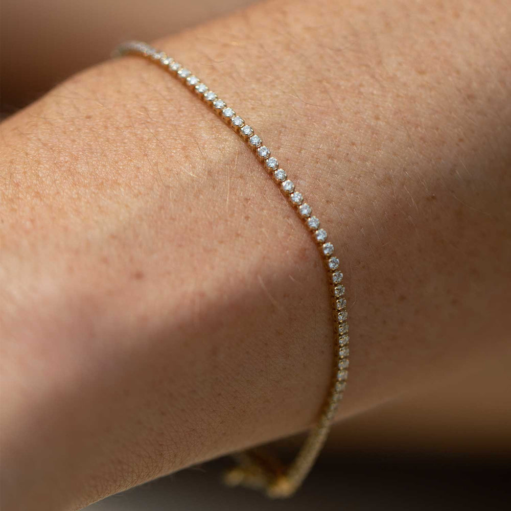 Micro Mini Tennis Bracelet - Consider the Wldflwrs