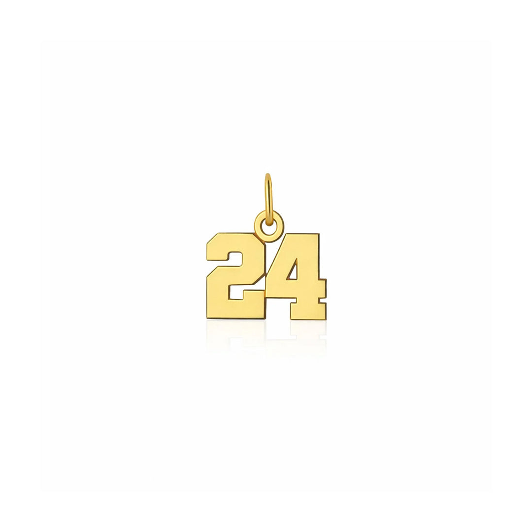 Jersey Number Charm - Consider the Wldflwrs