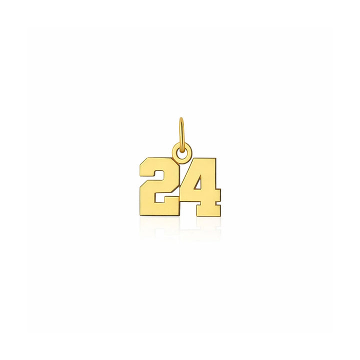 Jersey Number Charm - Consider the Wldflwrs