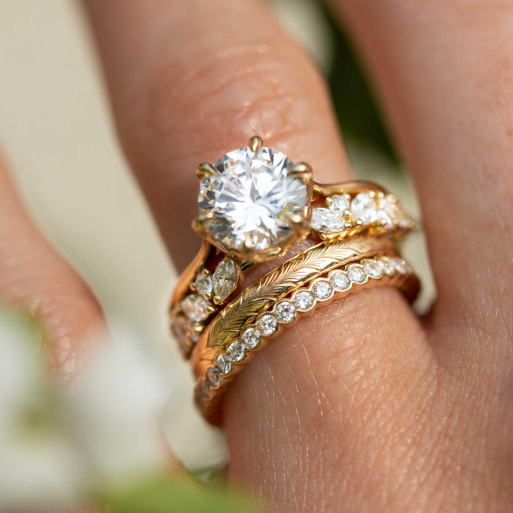 Pebble Diamond Ring (Earth Mined) - Consider the Wldflwrs