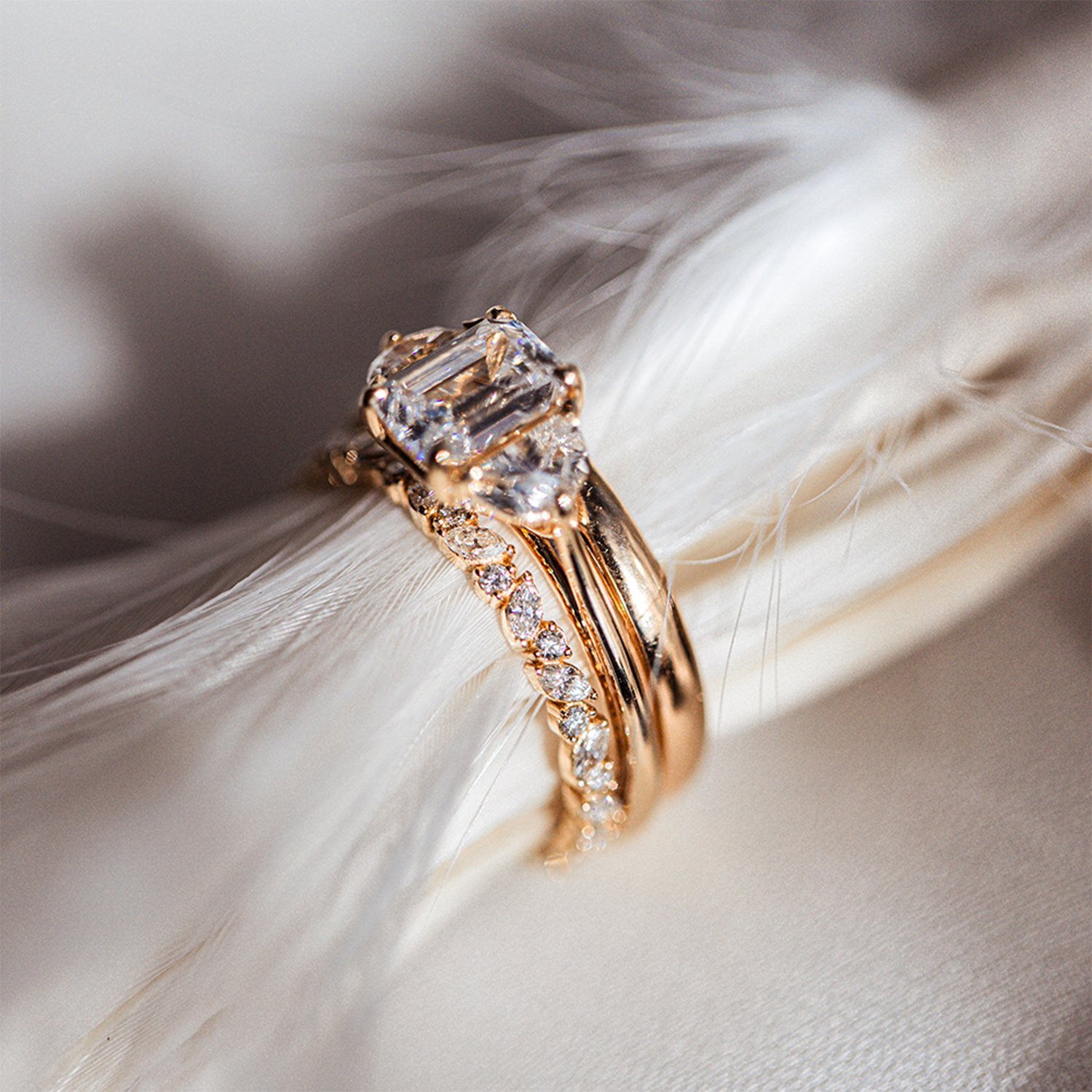 Cluster diamond 2025 ring gold