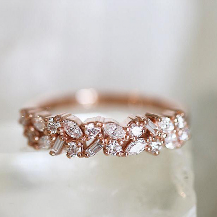 Searcy Cluster Diamond Ring (Lab Grown) - Consider the Wldflwrs