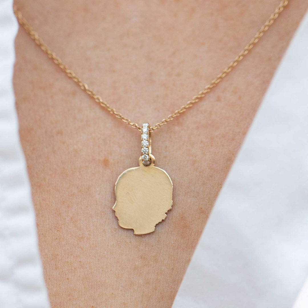 Simple Silhouette Necklace - Consider the Wldflwrs