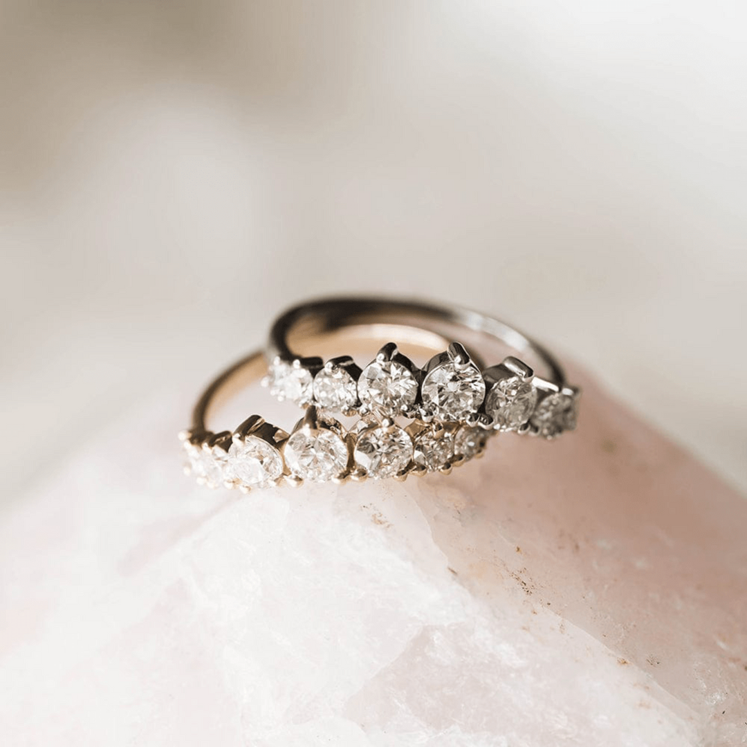 Arched Diamond Band (Earth Mined) - Consider the Wldflwrs