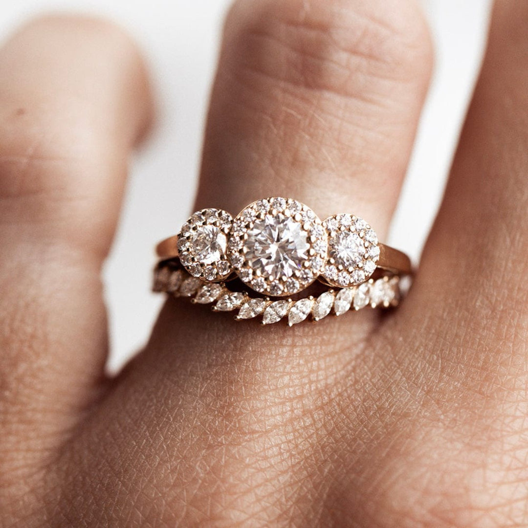 Goldfinch Engagement Ring - Consider the Wldflwrs