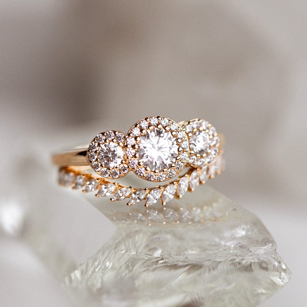 Goldfinch Engagement Ring - Consider the Wldflwrs