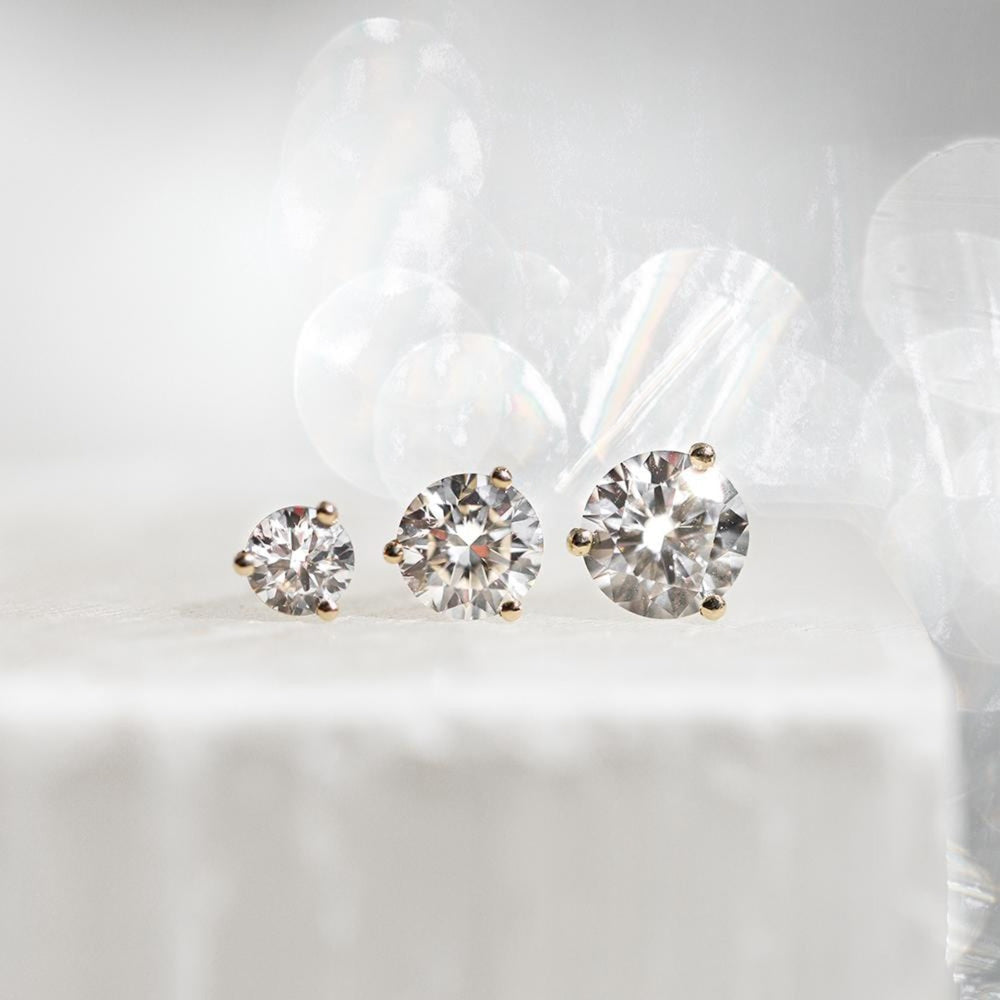 Classic Diamond Stud Earrings - Consider the Wldflwrs