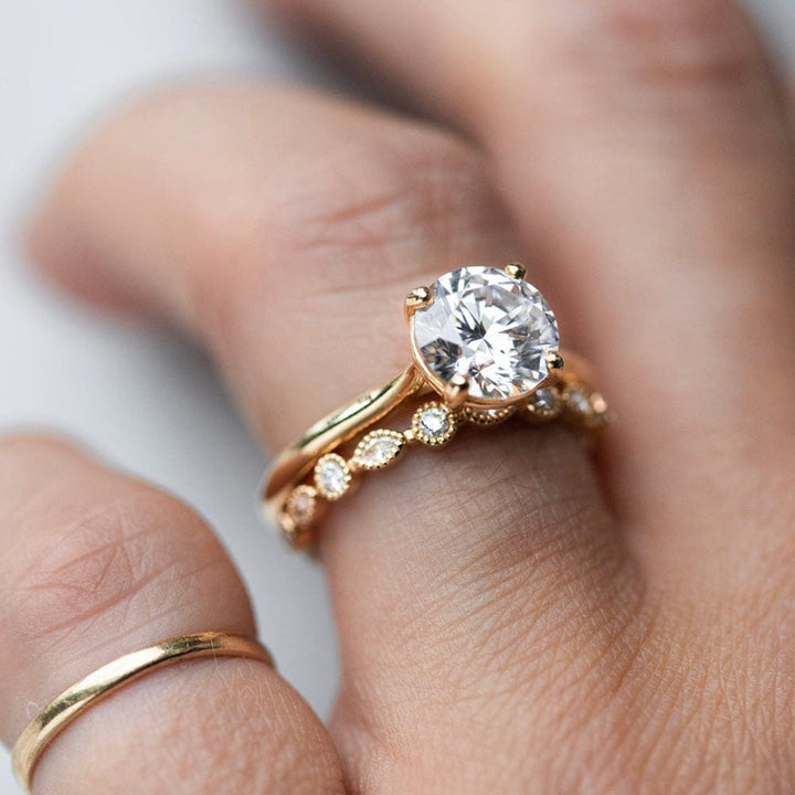 Parlor Palm Engagement Ring - Consider the Wldflwrs