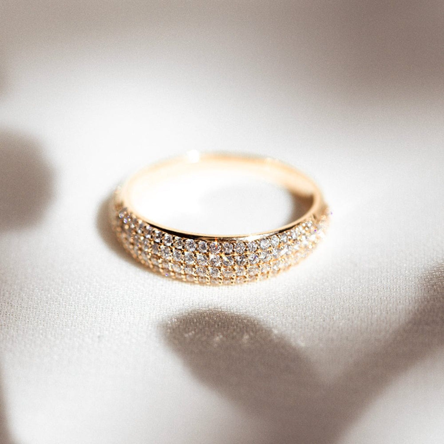 Pavé Dome Ring (Earth Mined) - Consider the Wldflwrs