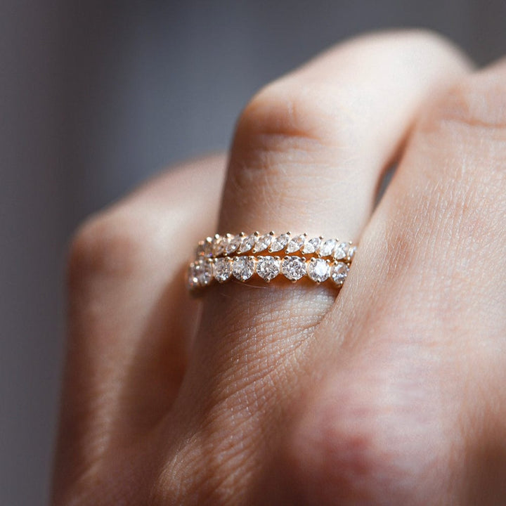 Petite Domino Marquise Band (Earth Mined) - Consider the Wldflwrs