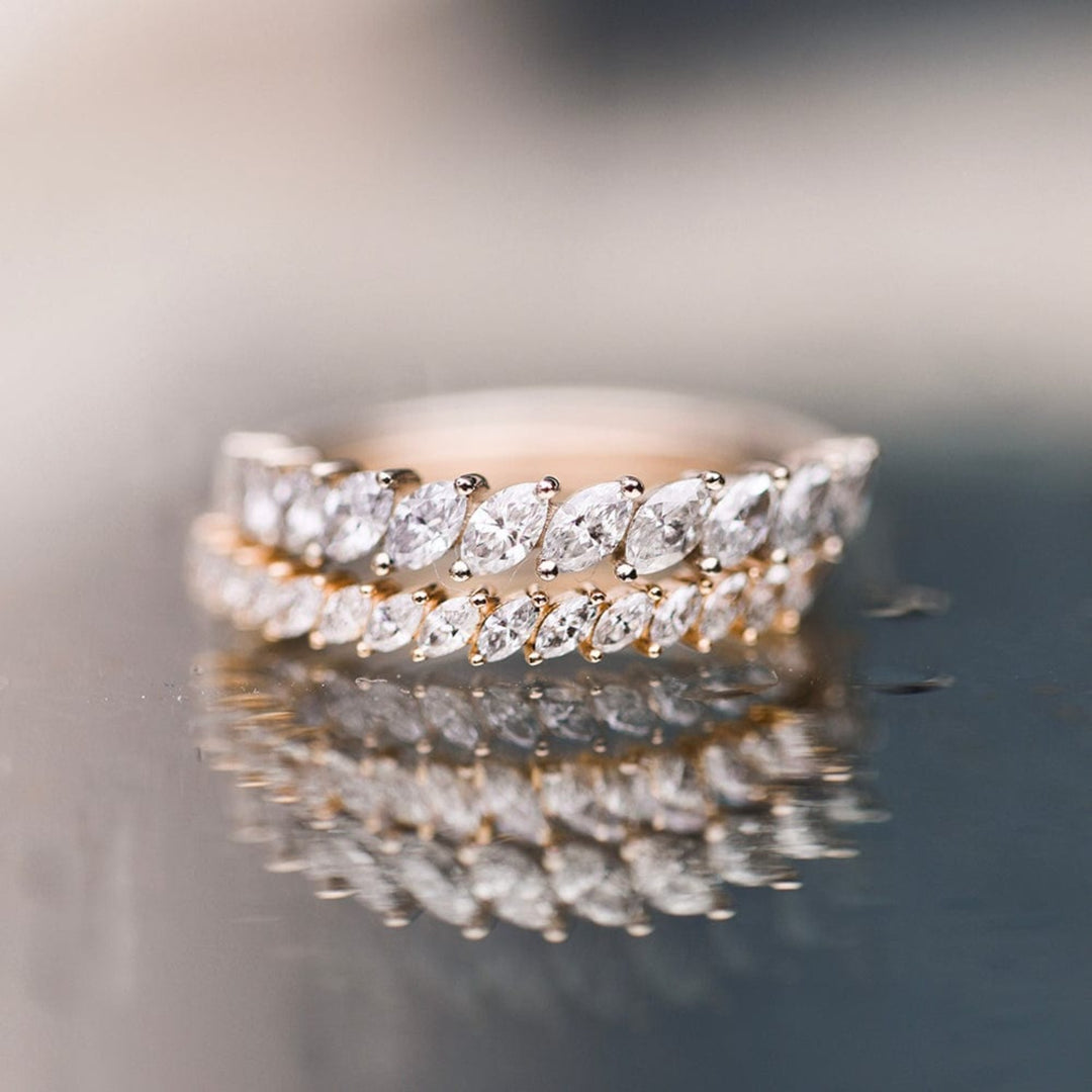 Petite Domino Marquise Band (Earth Mined) - Consider the Wldflwrs