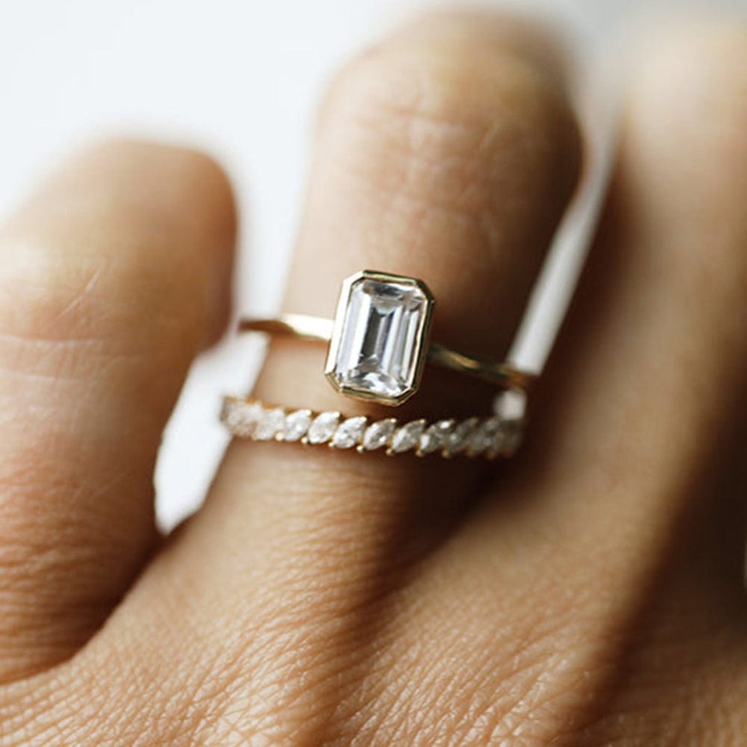 Petite Domino Marquise Band | Rings | Consider the Wldflwrs