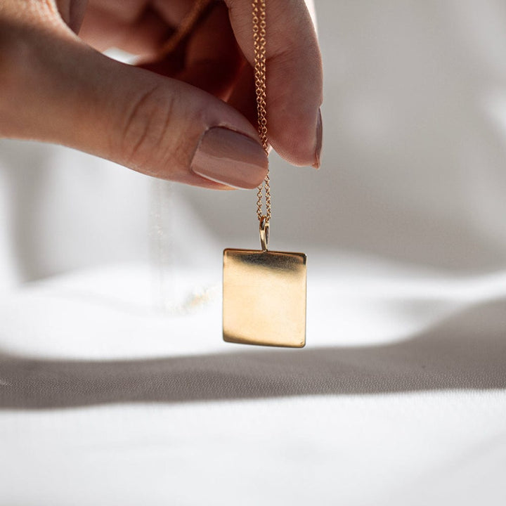 Plain Oblong Square Charm - Consider the Wldflwrs